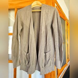 Lululemon long cardigan. Taupe.
